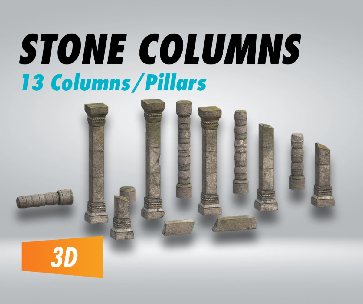 Modular Stone Columns – Filebase for Unity