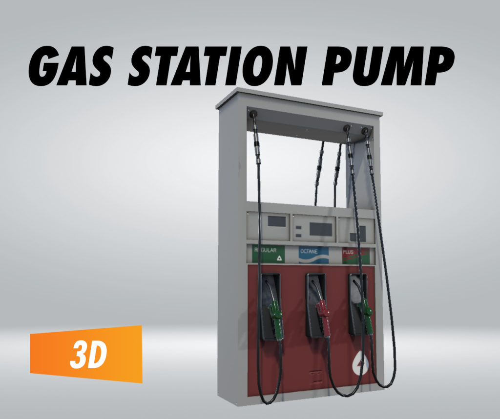 Gas Station Pump Filebase for Unity