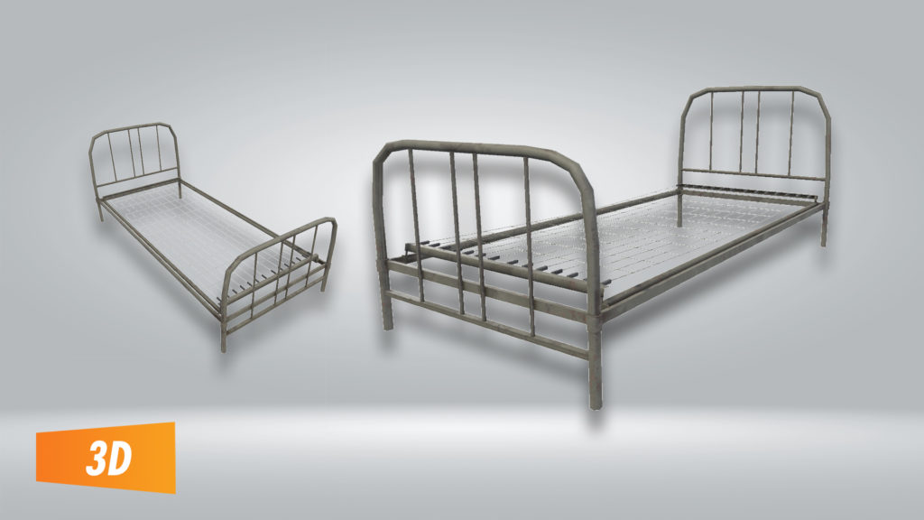 Hospital Bed Frame Filebase for Unity