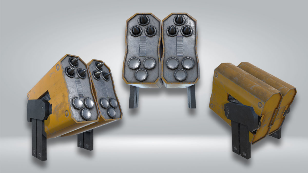 Sci-fi Missile Turret 04 – Filebase for Unity