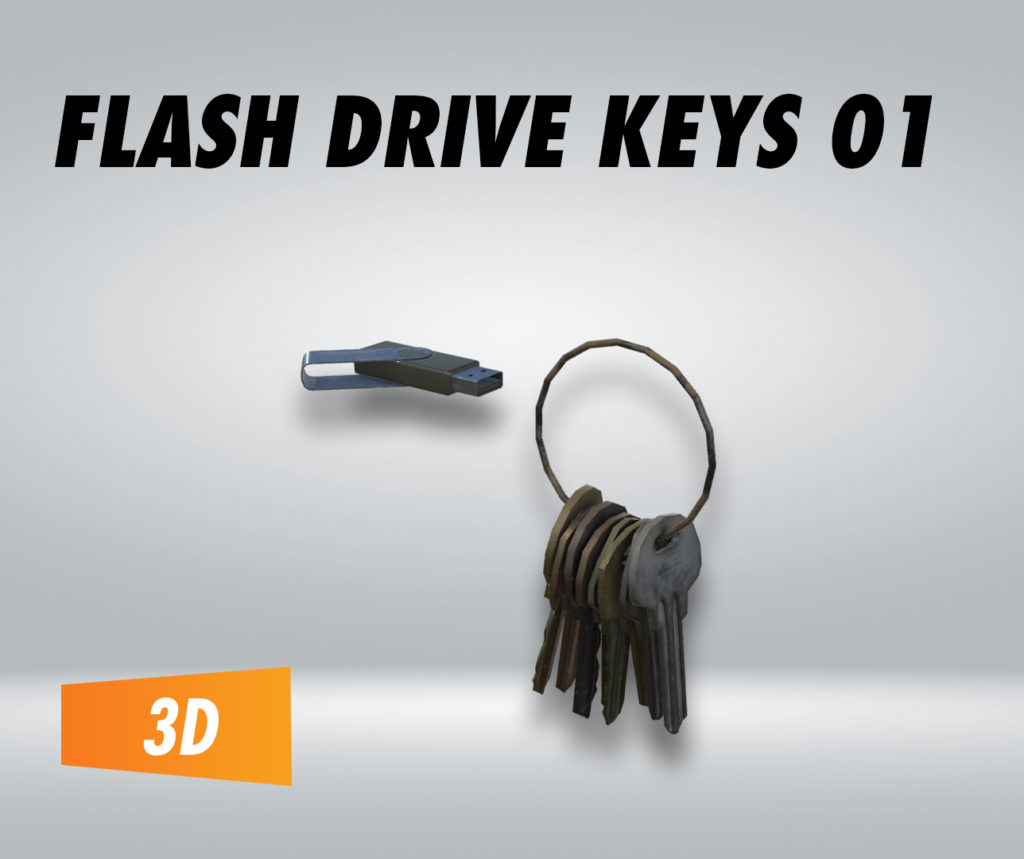 Flash Drive and Keys – Filebase for Unity