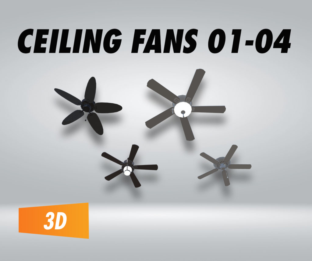 Ceiling Fans 01-04 – Filebase for Unity