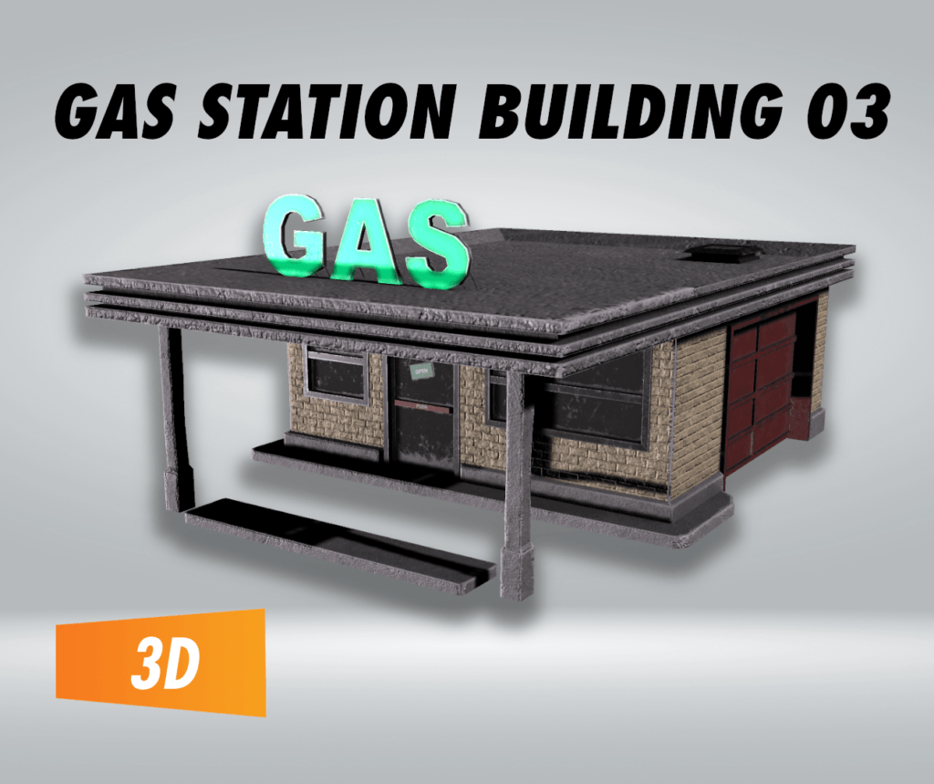 Gas Station Building 03 – Filebase for Unity