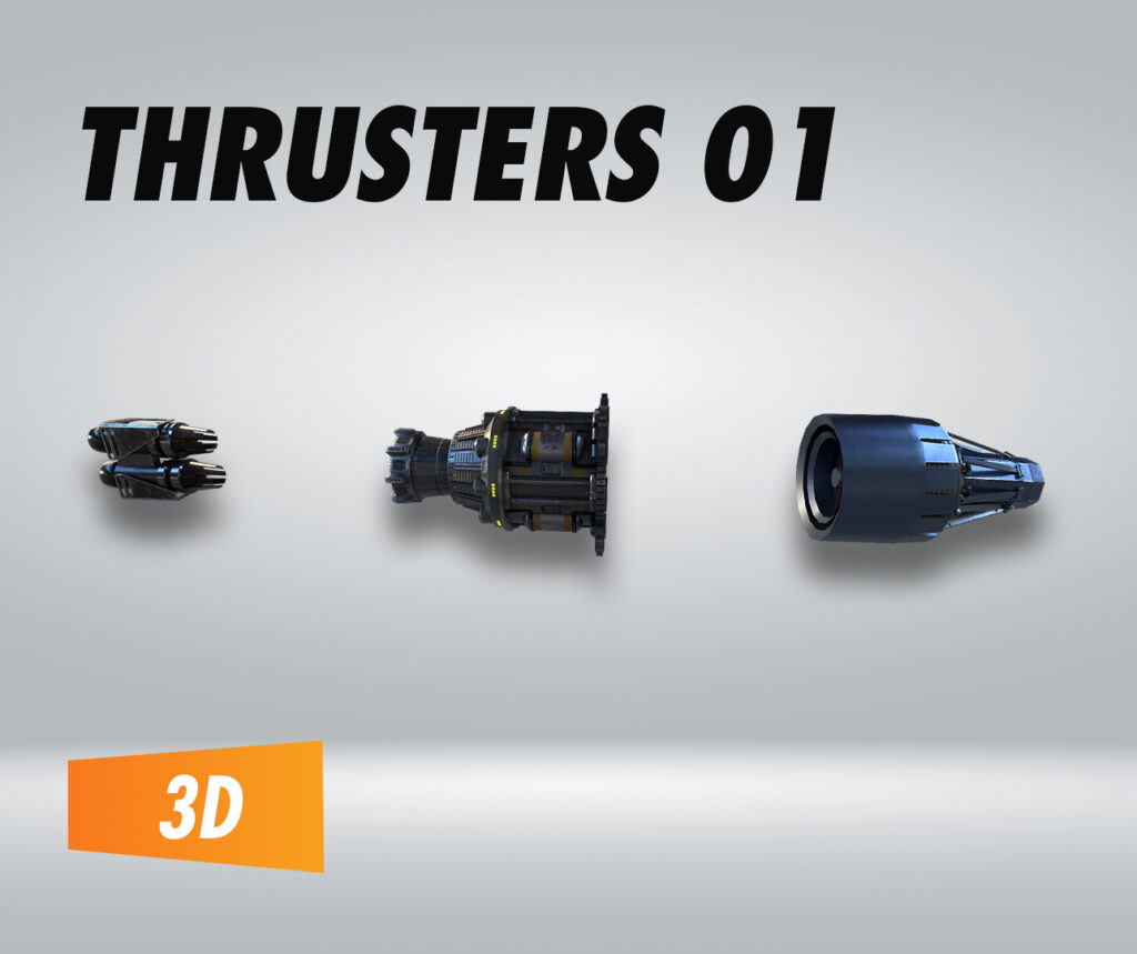 Thrusters 01 – Filebase for Unity