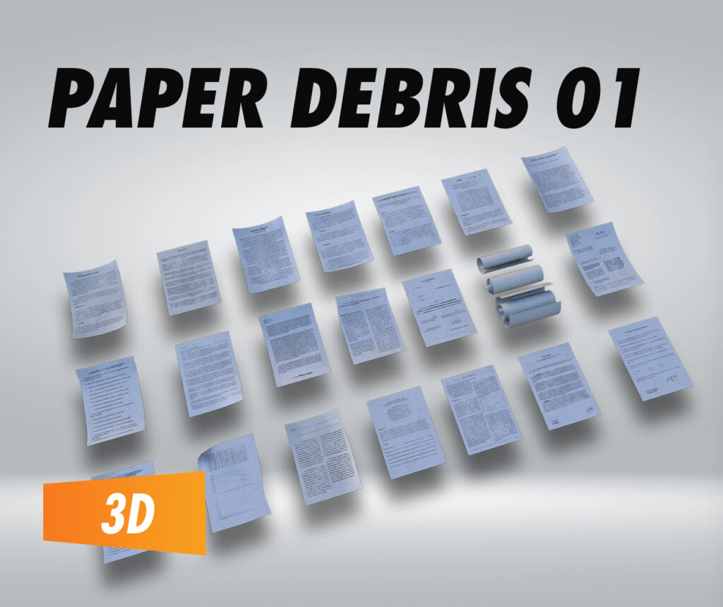 Paper Debris 01 – Filebase for Unity