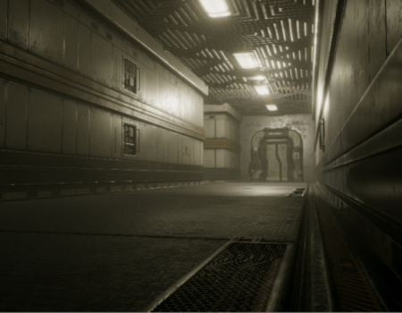 Scifi Corridor Environment